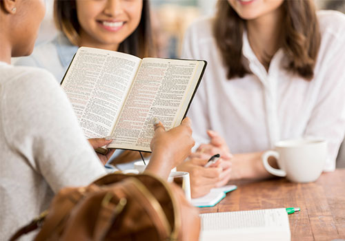 Students study the Bible as the core of LBC programs